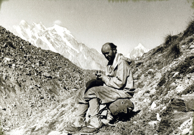 Fritz Wiessner on K2, 1939